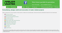 Desktop Screenshot of miles-water.com