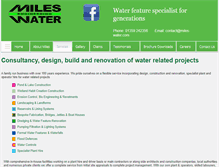 Tablet Screenshot of miles-water.com